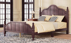 Full Size Wooden Bed Frame with Headboard, Easy Assembly.