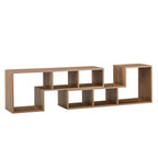 2 Pieces Cube TV Stand for Versatile Living Room Setup.