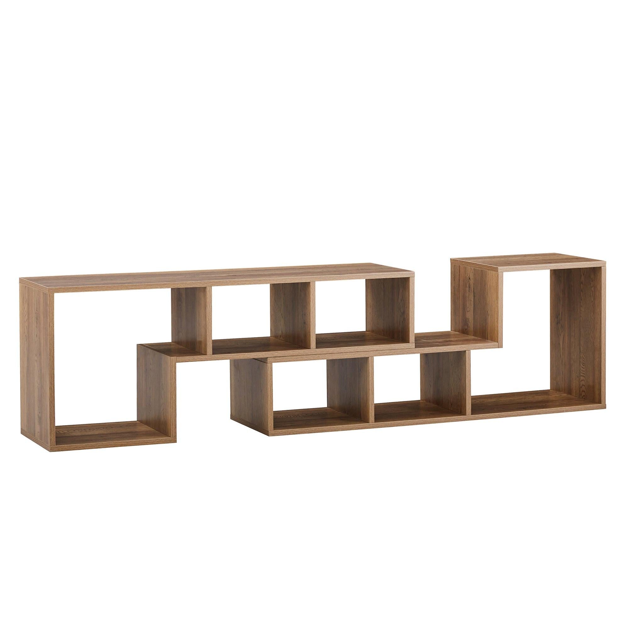 2 Pieces Cube TV Stand for Versatile Living Room Setup.