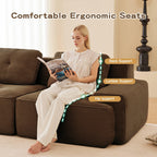 Modular Sectional Sofa for Living Room - 6-Seater V Shaped Couch.