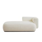 Stylish Upholstered Chaise Lounge for Relaxation.