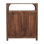 Solid Wood Arc-Line 3 Drawer Chest - Solid Wood 3 Drawer Chest.