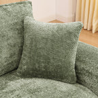 107'' L-shaped Sectional Sofa with Moveable Ottoman.