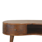Chestnut Wave Coffee Table.