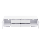 70.8'' Modern TV Stand for 75 Inch TVs - Stylish Storage Solution.
