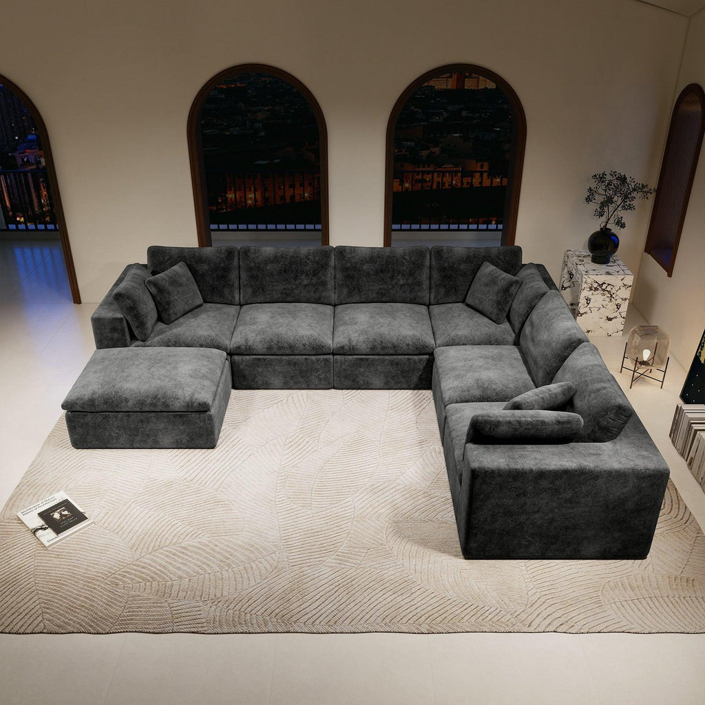 Modular Sectional Sofa - Upholstered Couch for Any Space.