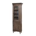 Middleton 79-Inch Tall Wood Pier Cabinet in Vintage Hazel Finish
