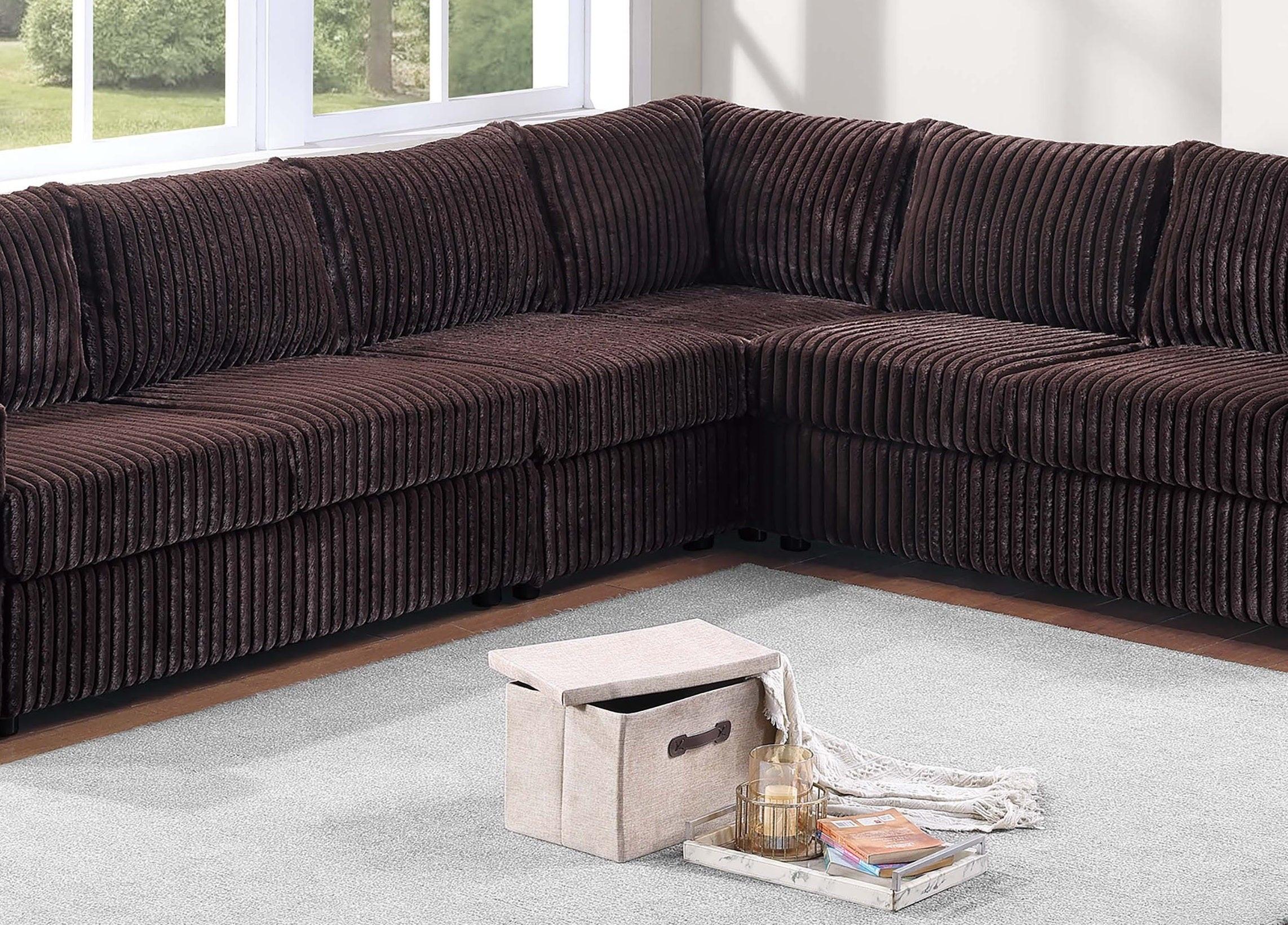 L-Shaped Sectional Set - Comfort and Style for Living Room.