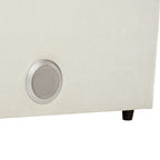 Built-in Bluetooth speaker on the side panel of the Modular Sofa with Charging and Storage, enhancing entertainment.