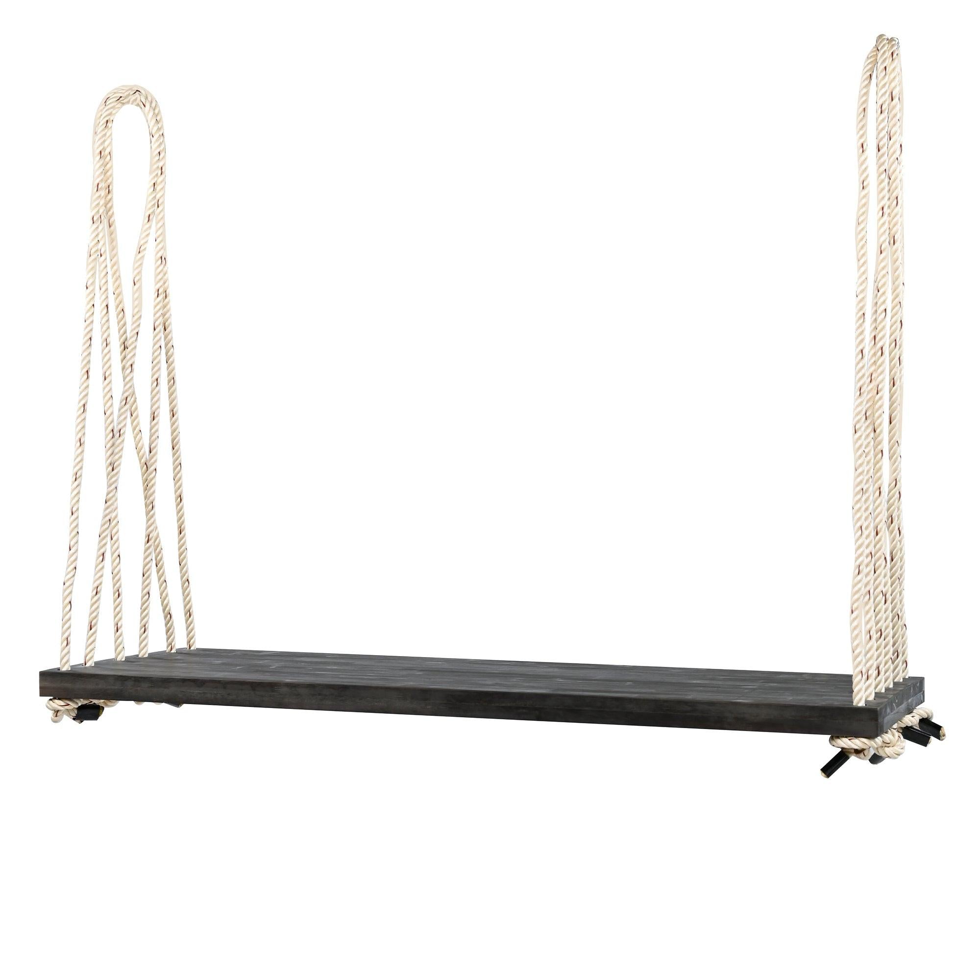 TOPMAX Wooden Swing Chair for Garden and Patio.