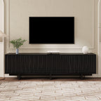 Retro Style Rustic Wood Grain TV Stand for 75' TVs.