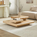 3-Piece Modular Stacking Coffee Table with Natural Look.