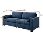 Modern Loveseat Sofa for Small Spaces with Removable Cover.