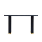 Modern Entryway Console Table with Unique Design.
