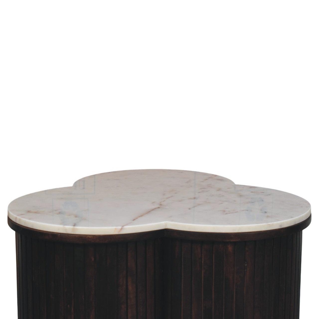 Solid Wood Coffee Table - Artisan Furniture Verona Marble.