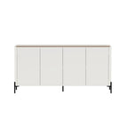 Abbey 67' Sideboard in Maple and Off White