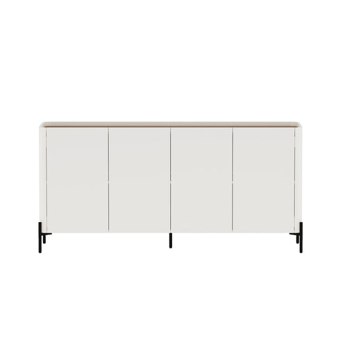 Abbey 67' Sideboard in Maple and Off White