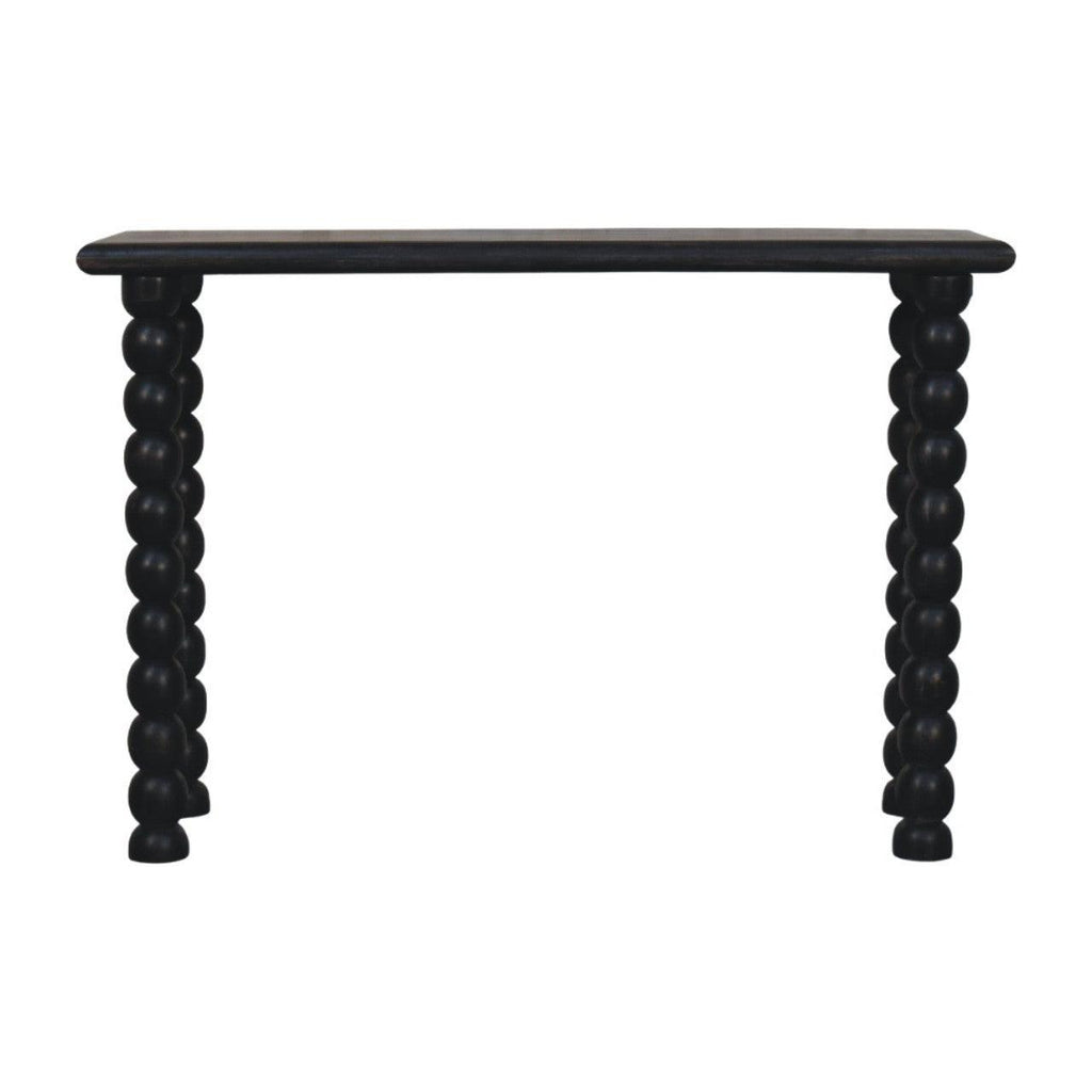 Artisan Furniture Solid Wood Console Table - Black Mango.