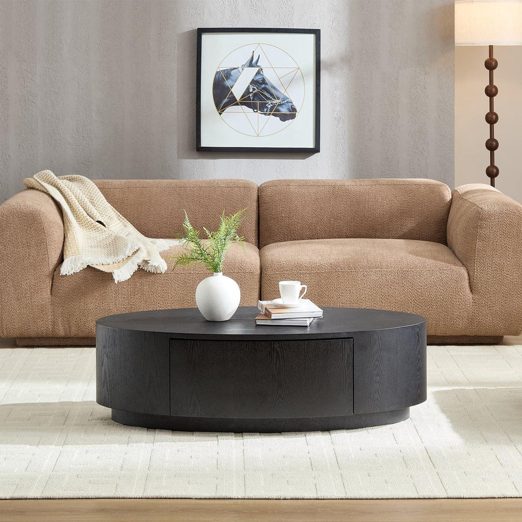 Modern Luxury Oval Coffee Table for Living Room.