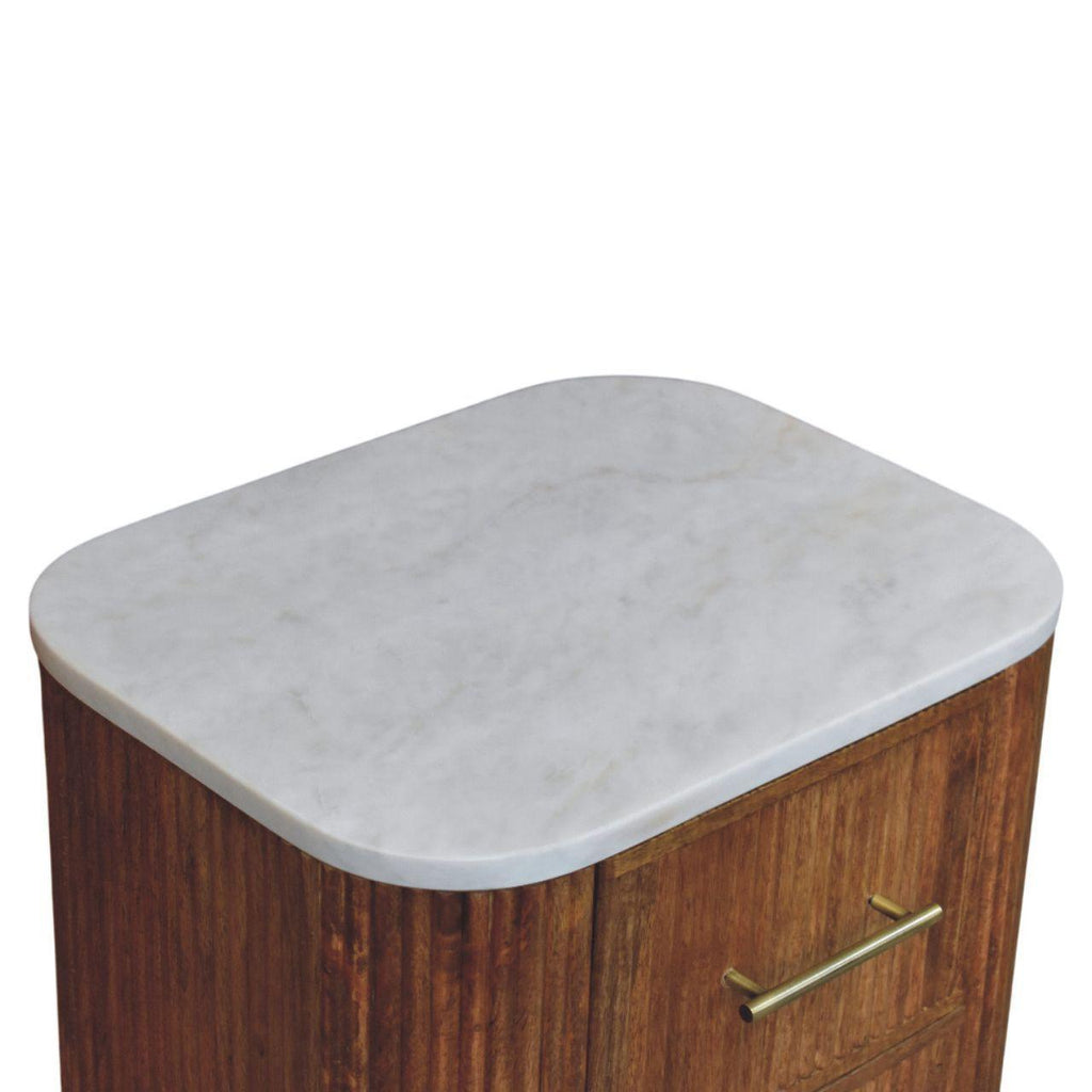 Solid Wood Bedside Table - Artisan Furniture Aurora.