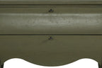 Pistachio Bombe Chest for Storage and Style.