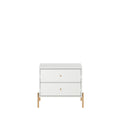 Jasper 25' Nightstand in White (2-Drawer)