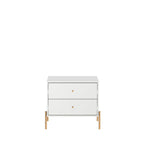 Jasper 25' Nightstand in White (2-Drawer)