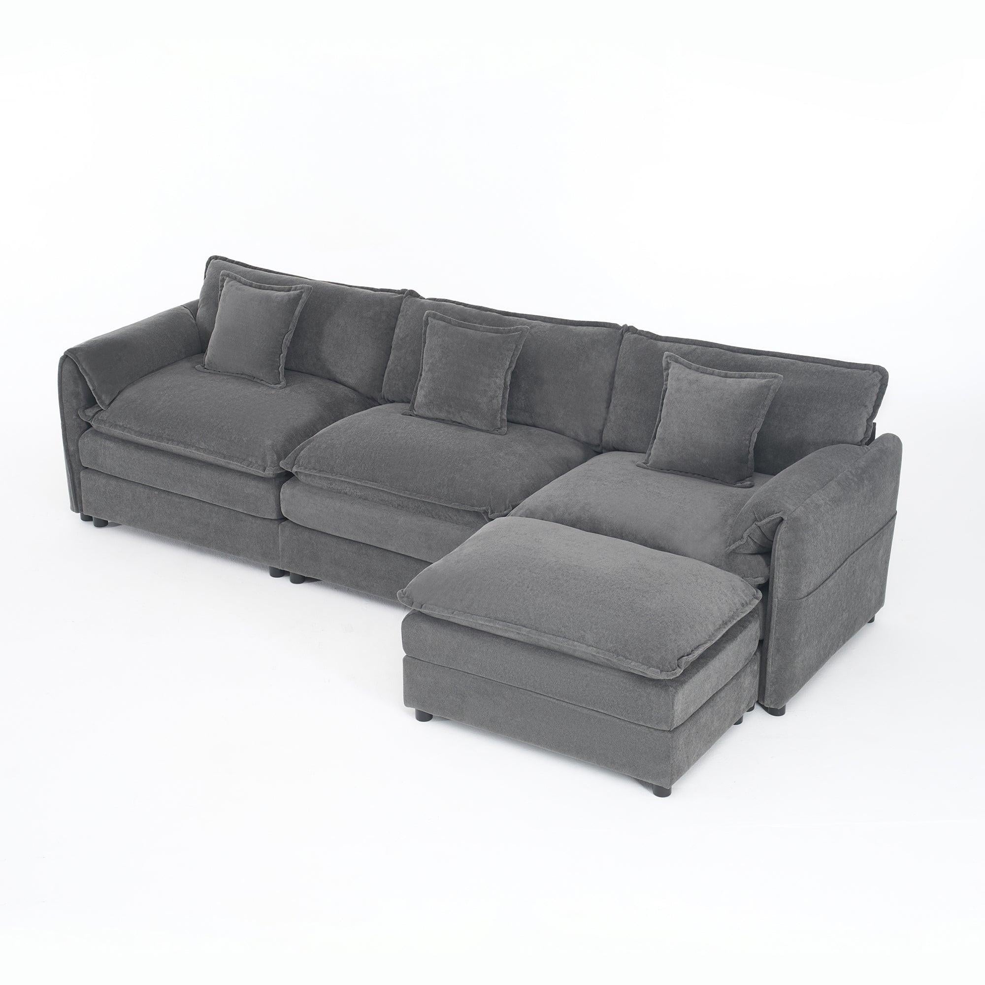 Modular Sectional Sofa - Versatile L Shaped Couch Set.