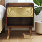 Manila Gold One Drawer nightstand.
