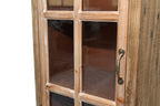 Rustic Wooden Storage Cabinet with 3 Drawers for Organization.