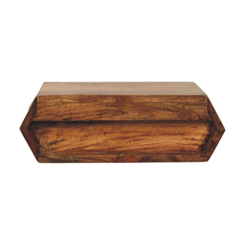 Wall-Mounted Bedside Solid Wood - Artisan Furniture Prisma.