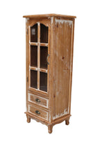 Rustic Wooden Storage Cabinet for Living Room & Bedroom.