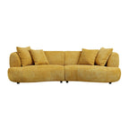 Curved Mid Century Modern Sofa for Comfortable Living.
