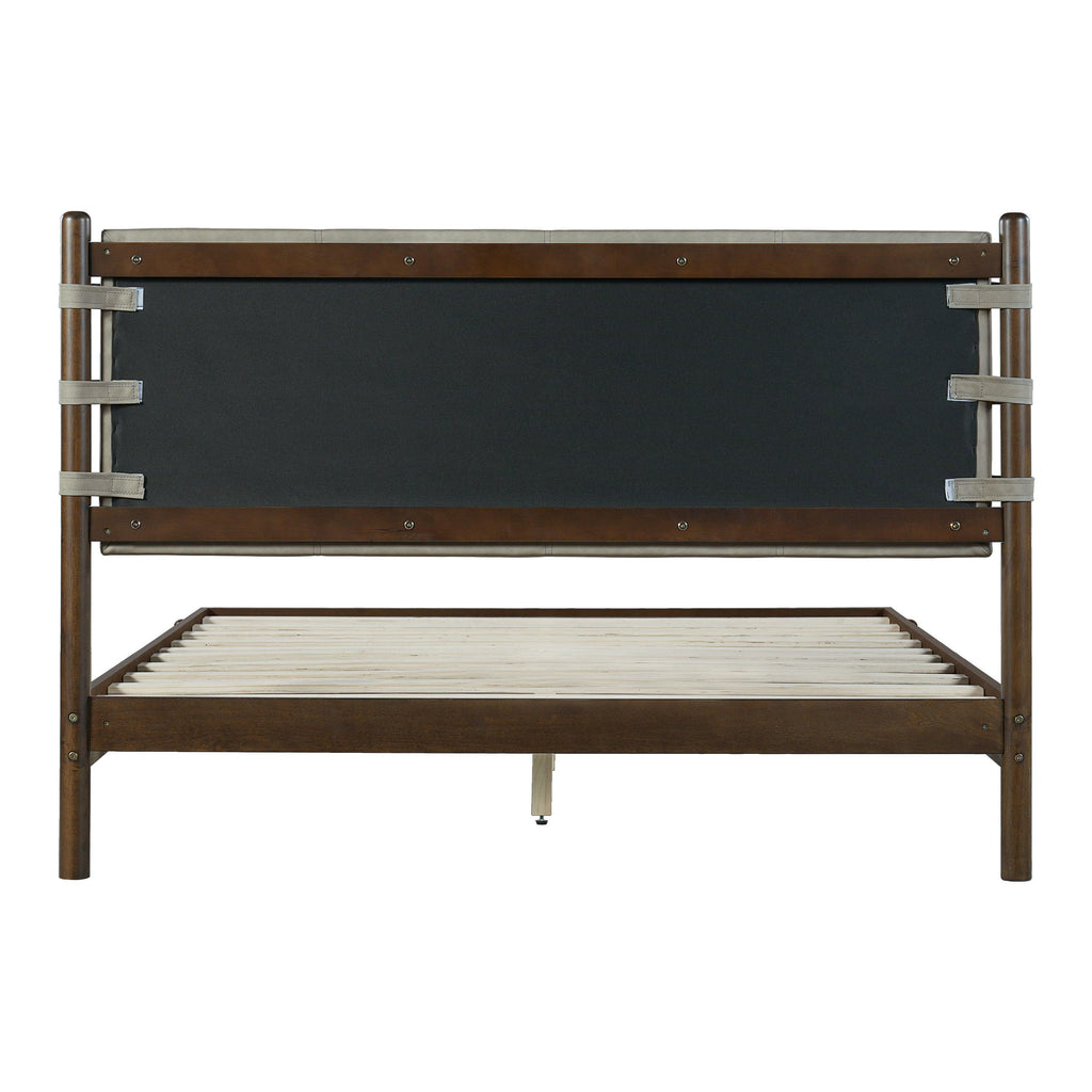 Queen Rubber Wood Bed Frame with Headboard.