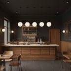 10 inch Diameter Etched White Glass Globe Integrated LED Pendant Pendant Lights