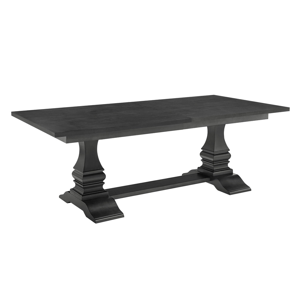 102.01 Inch Extendable Wooden Dining Table for 6 Persons,Long Expandable Dining Table,Mid Century Modern Large Kitchen Table,Rectangular Table for Living Room,Restaurant