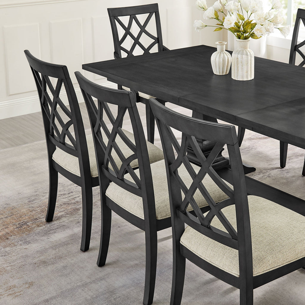 102.01 Inch Extendable Wooden Dining Table for 6 Persons,Long Expandable Dining Table,Mid Century Modern Large Kitchen Table,Rectangular Table for Living Room,Restaurant