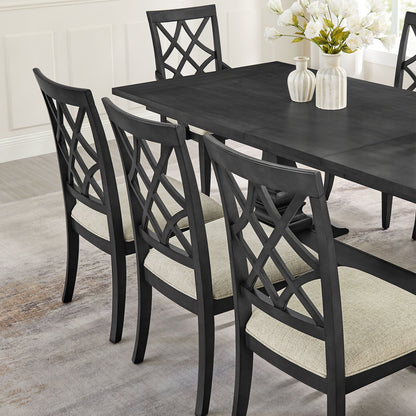 102.01 Inch Extendable Wooden Dining Table for 6 Persons,Long Expandable Dining Table,Mid Century Modern Large Kitchen Table,Rectangular Table for Living Room,Restaurant