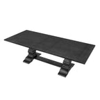 102.01 Inch Extendable Wooden Dining Table for 6 Persons,Long Expandable Dining Table,Mid Century Modern Large Kitchen Table,Rectangular Table for Living Room,Restaurant