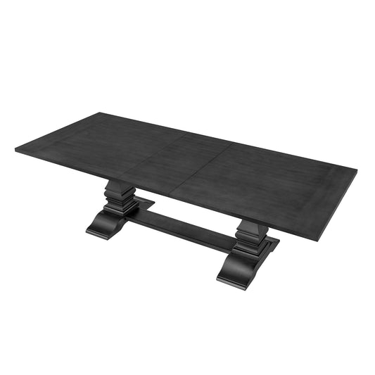 102.01 Inch Extendable Wooden Dining Table for 6 Persons,Long Expandable Dining Table,Mid Century Modern Large Kitchen Table,Rectangular Table for Living Room,Restaurant