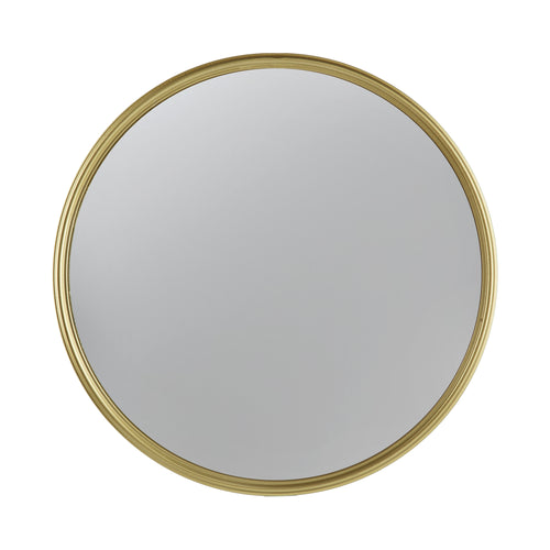 D11" Gold Round Mirror, Circle Mirror with Iron Frame for Living Room Bedroom Vanity Entryway Hallway