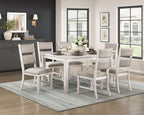 Modern Farmhouse Dining Set - Table and 6 Chairs.