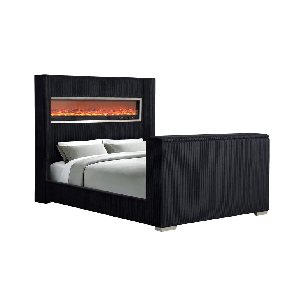 King Size Bed with TV Lift - Contemporary Design & Functionality.