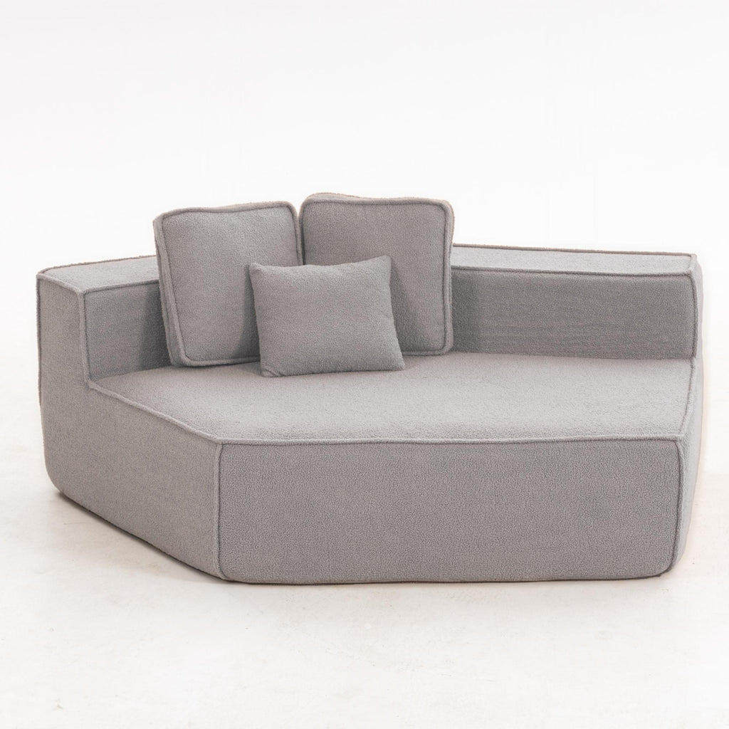 Teddy Fabric Single Sofa Chair for Cozy Interiors.