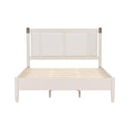 Solid Wood Queen Bed with Heavy Duty Support.
