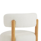 Modern Farmhouse Armless Chair for Living Room and Bedroom.