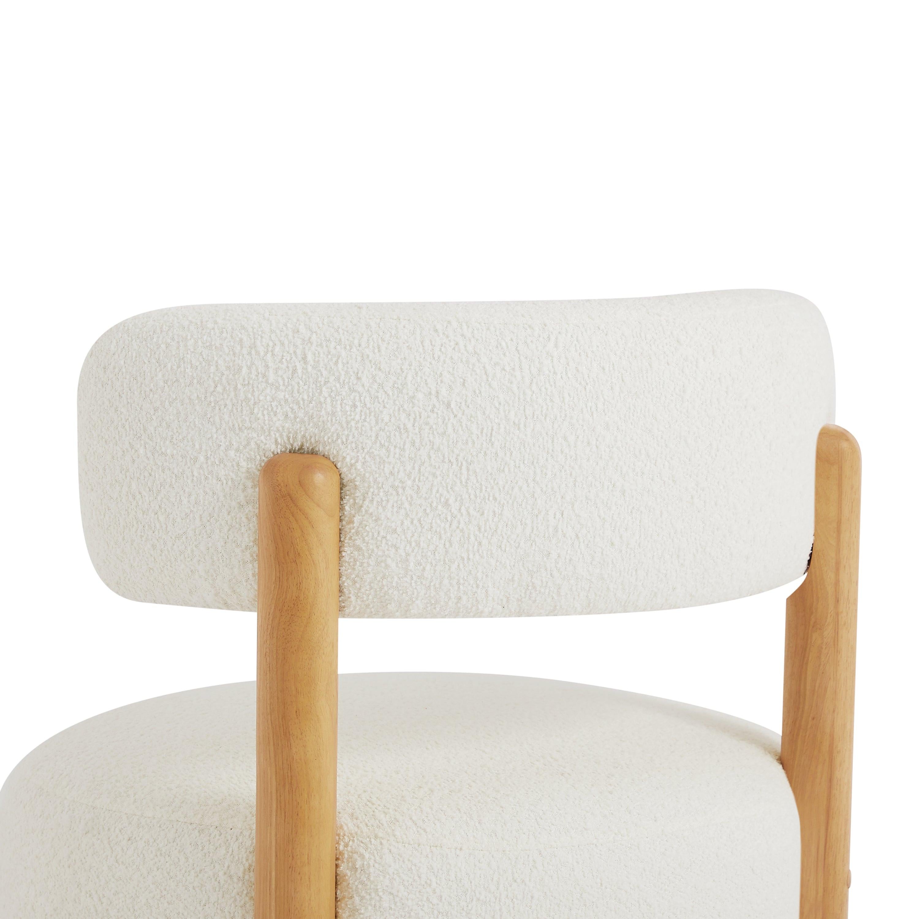 Modern Farmhouse Armless Chair for Living Room and Bedroom.