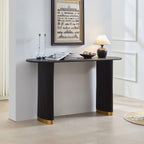 Modern Entryway Console Table with Unique Design.