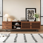 Modern TV Stand for 85 Inch TV with Cable Management.