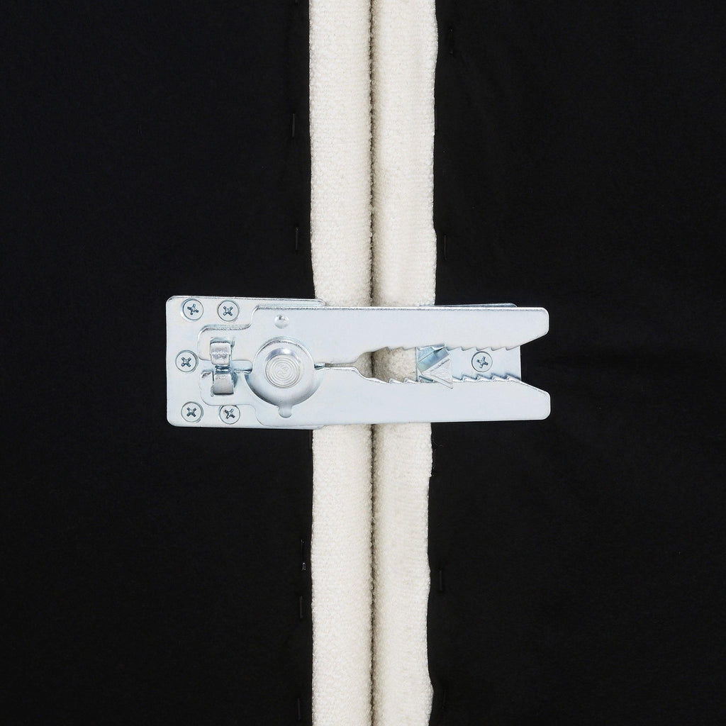 Segoura Ivory Upholstered Modular Sectional with Ottoman.